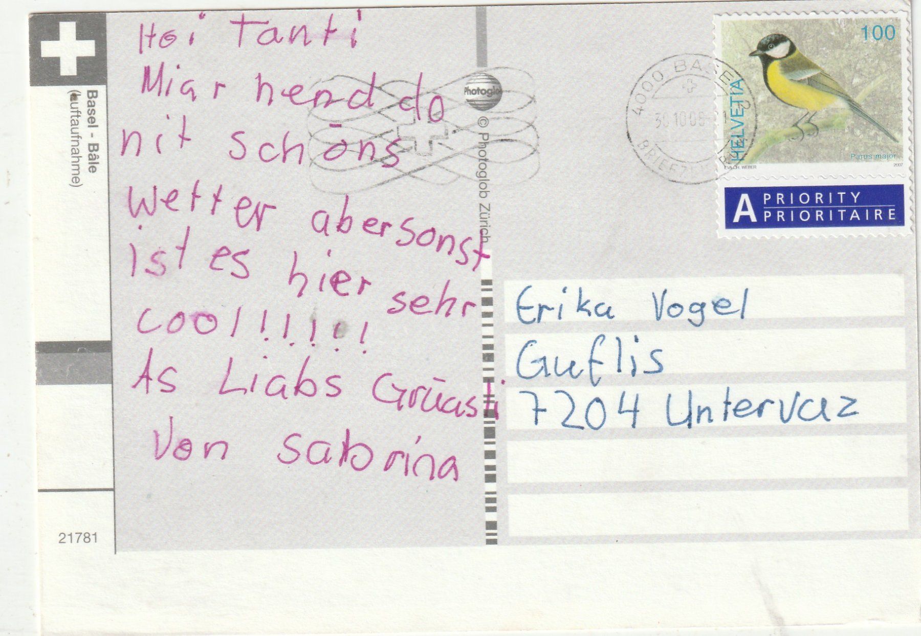 Cartoline postali: Basel Altstadt – Usato da Lumbrein venduto da made02 1