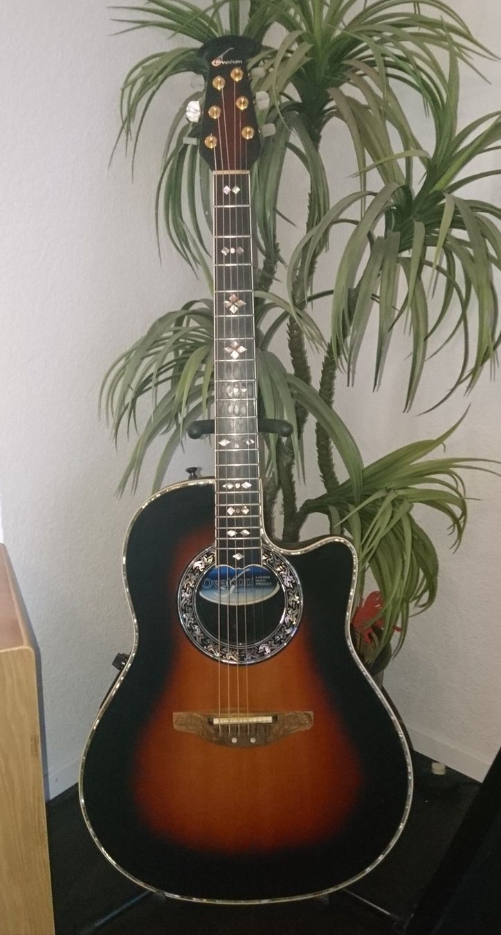 Ovation Strumenti musicali: Ovation Custom Legend 1869 Super Shallow Cutaway – Usato da Gretzenbach venduto da HorstV 9