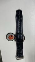Stylische Designer Uhr mit Lederarmband - Rarität!