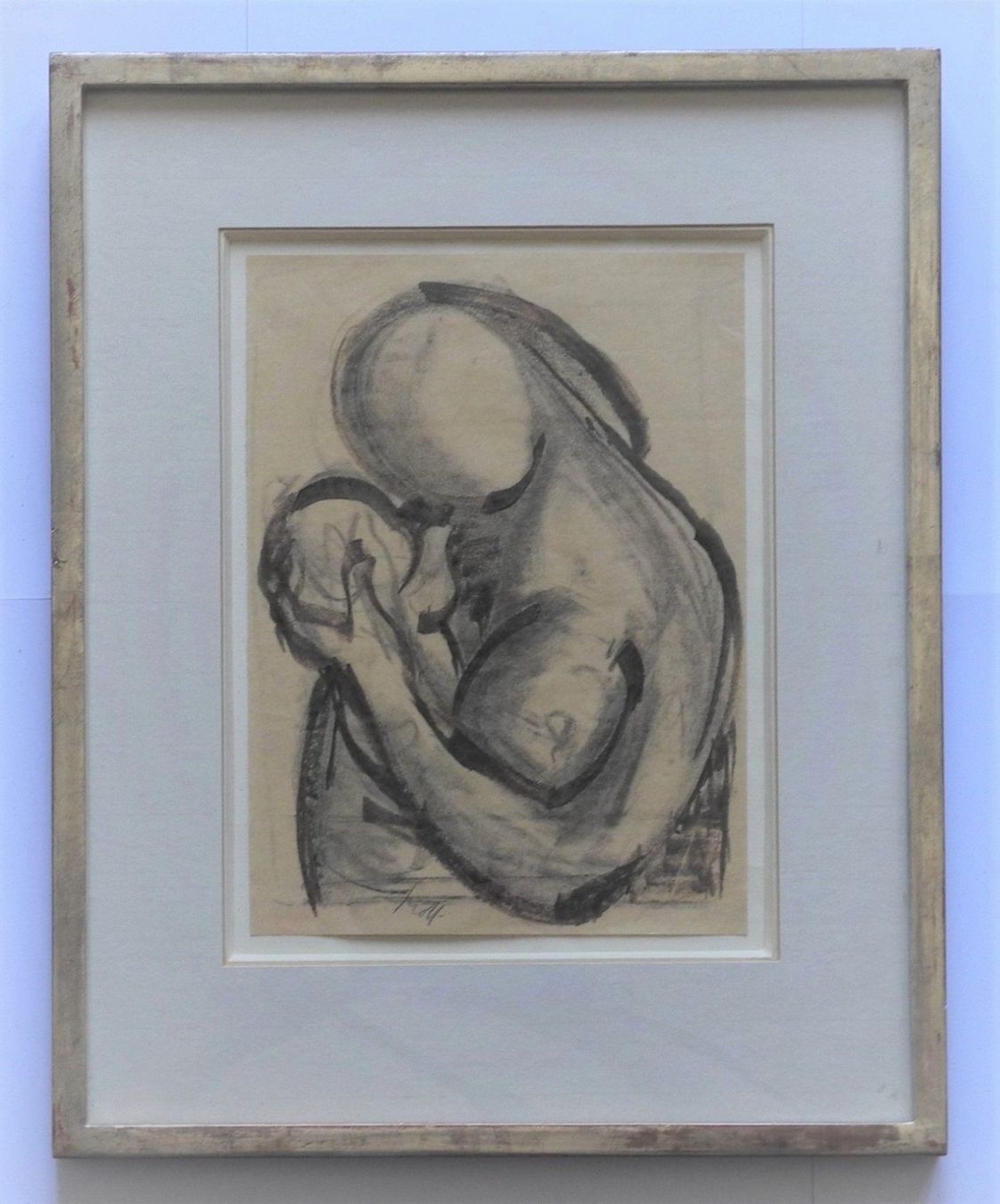 Dipinti: Ralf de Bourson Mutter mit Kind Original – Usato da Schlossrued venduto da RareKunstWelt