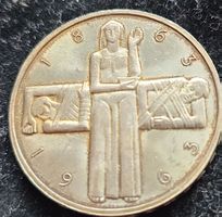 Seltene Schweizer 5 Franken Muenze, Jahrgang 1963
