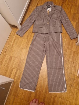 Anzug Hose & Blazer MOS MOSH Grösse 36 gestreift braun