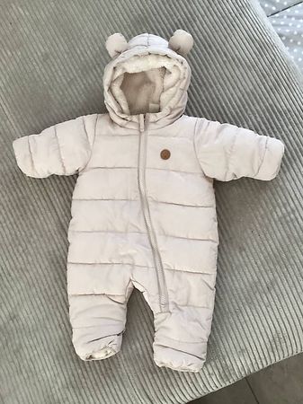 Overall Skianzug Baby Kinder beige Gr. 56