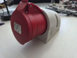 CEE 32A 6P 380V Steckdose ABL SURSUM Wandsteckdose