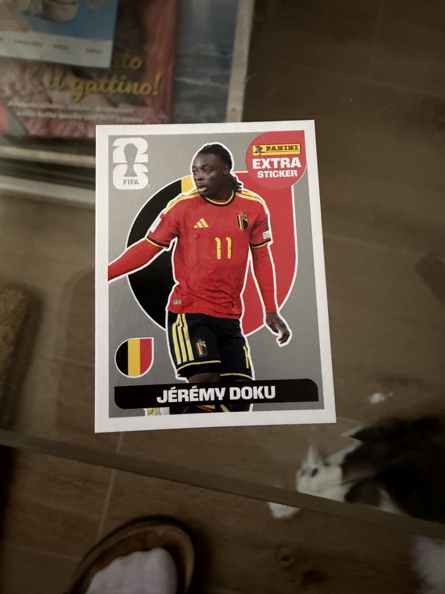 Panini Carte collezionabili: Extra sticker panini Jeremy Doku – Nuovo (secondo la descrizione) da Pregassona venduto da JJones79