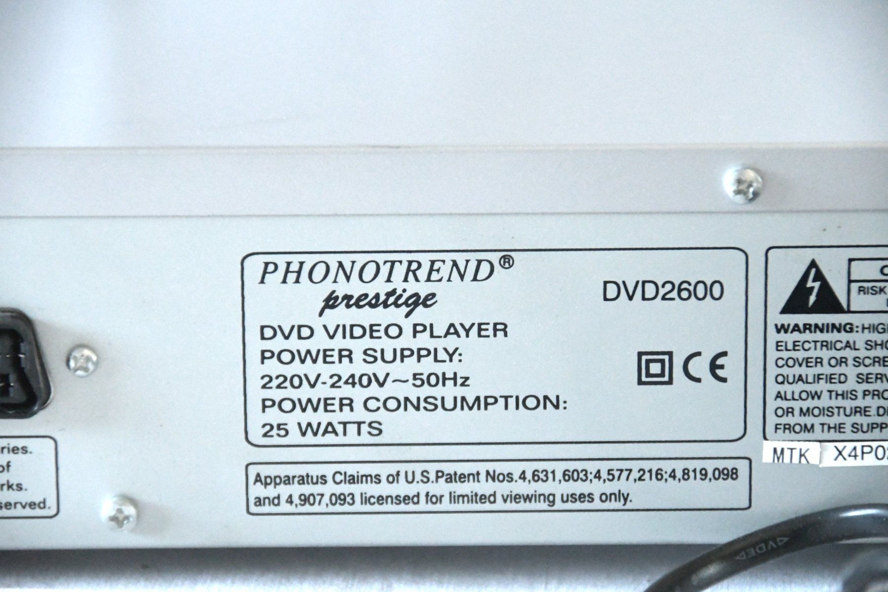 Tutti i DVDs: DVD - Player "Phonotrend" – Usato da Lohn-Ammannsegg venduto da Keyflower 5