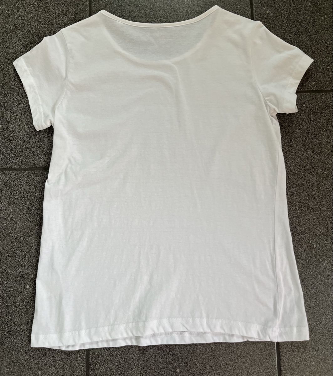 Camicette, T-shirt & Top: Weisses T-Shirt Gr. 164 – Nuovo (secondo la descrizione) da Hünenberg See venduto da spartakus02 1