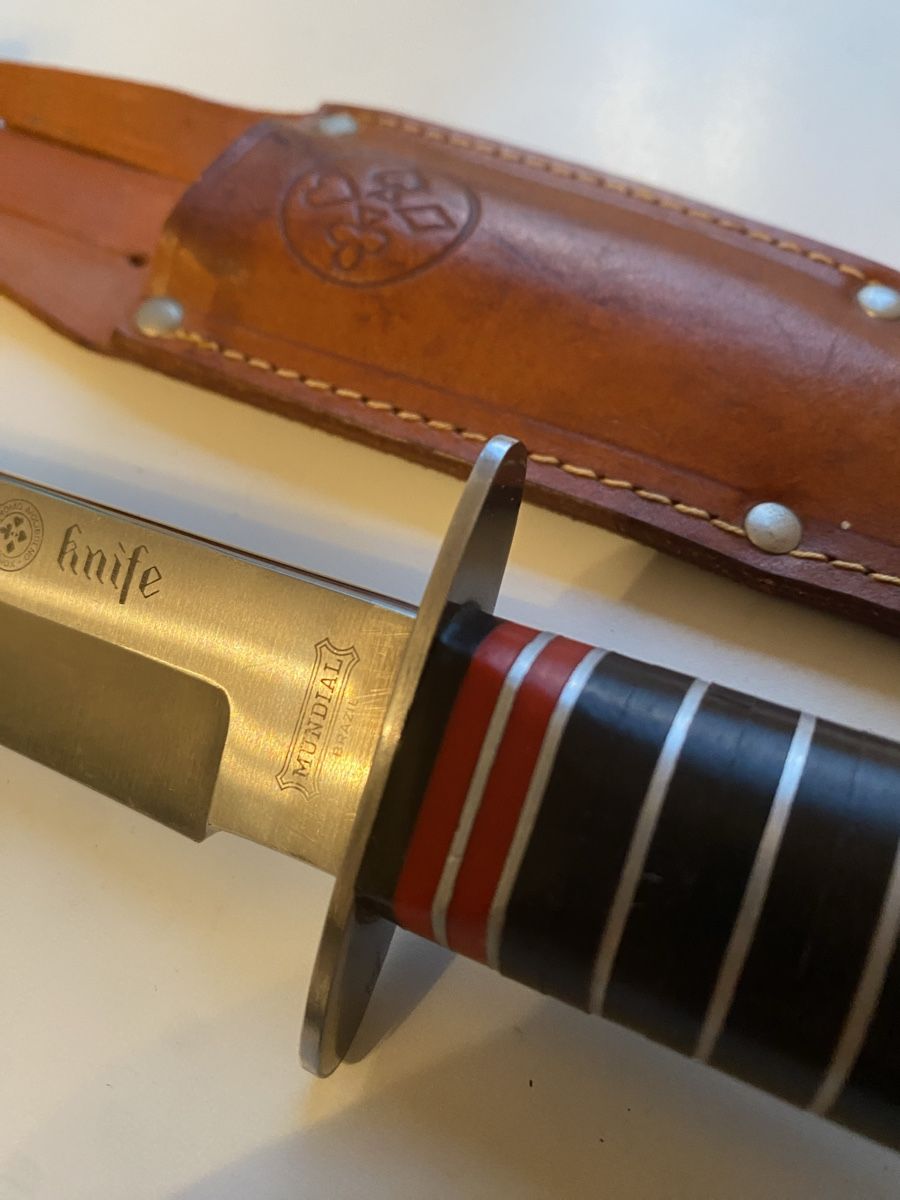 Accessori: Mundial Messer mit Lederscheide – Nuovo (secondo la descrizione) da Allschwil venduto da Deal_Tiger99 3