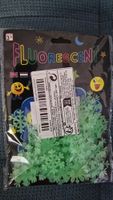 Schneeflocken Leuchtsticker fluoreszierend NEU