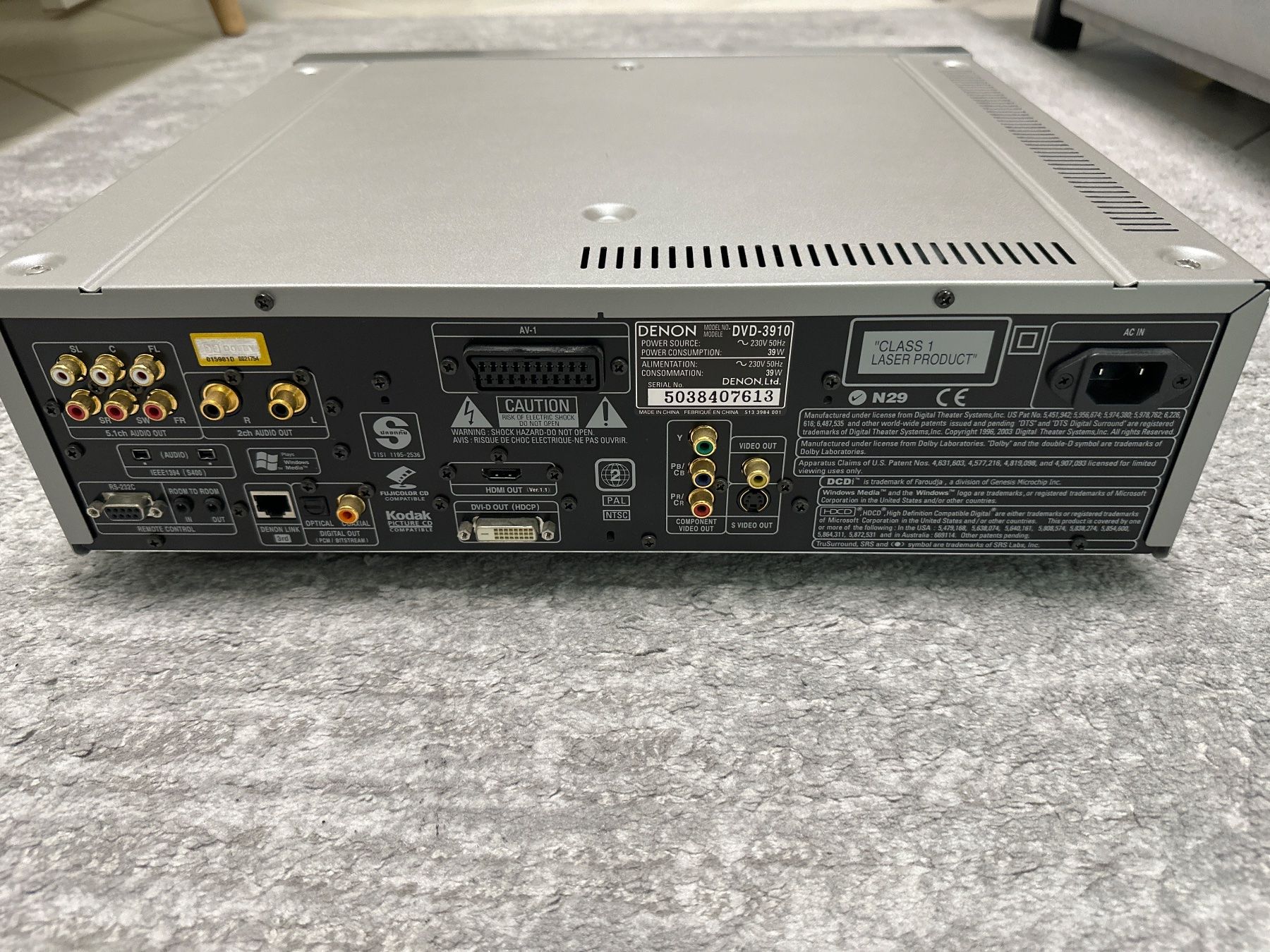 Denon Heimkino: Denon DVD-3910 – Gebraucht aus Volketswil von kluesi79 2