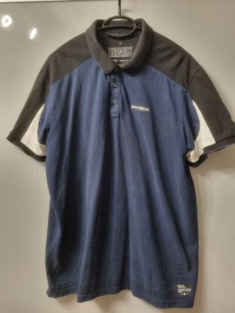 Polo Shirt URBNDIST Angelo Litrico Dunkelblau Grösse XL