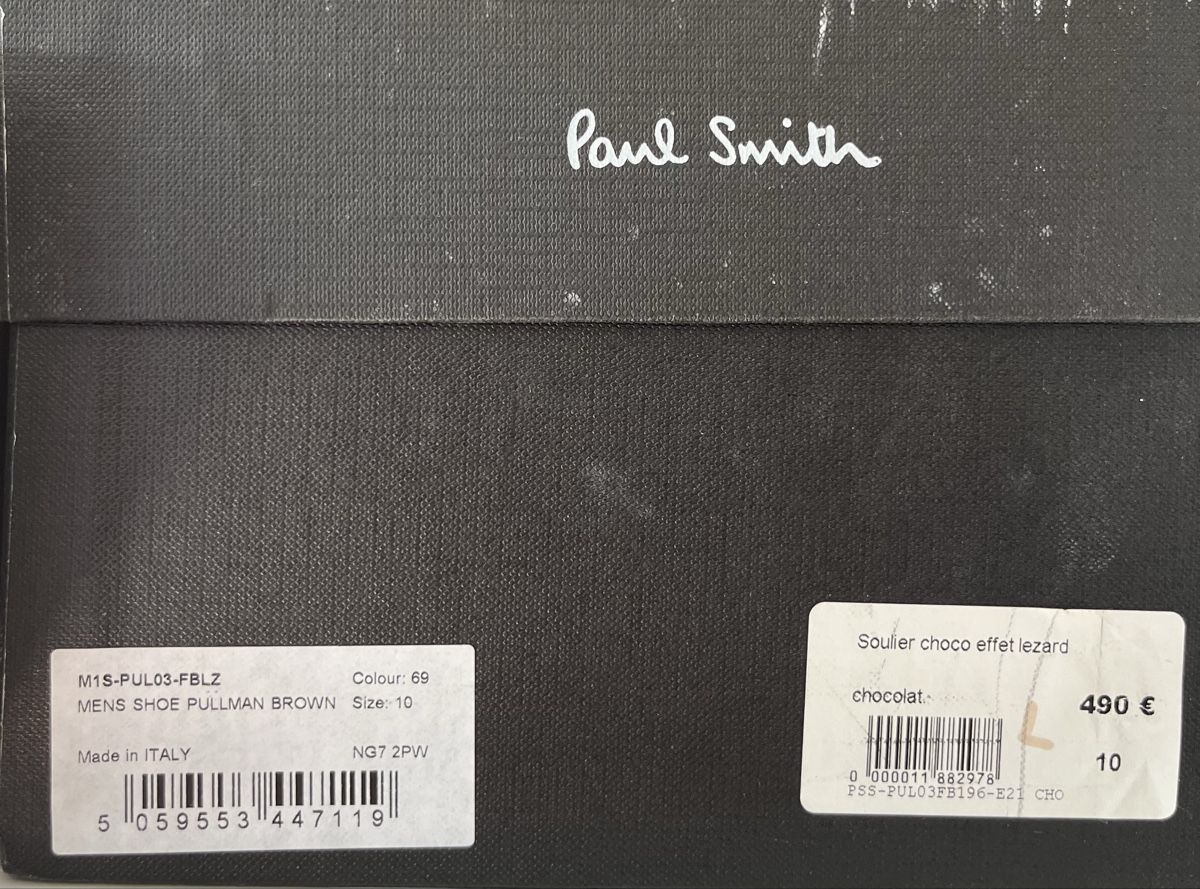Paul Smith Chaussures hommes: Chaussures hommes Paul Smith – Neuf (Voir description) à Gland par Mocre 4