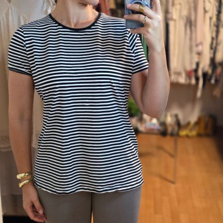 Charles Vögele Streifen Shirt Gr. XL Baumwolle