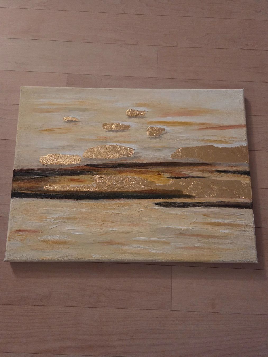 Dipinti: Bild "goldene Landschaft" – Nuovo (secondo la descrizione) da Wolfenschiessen venduto da gumasisa