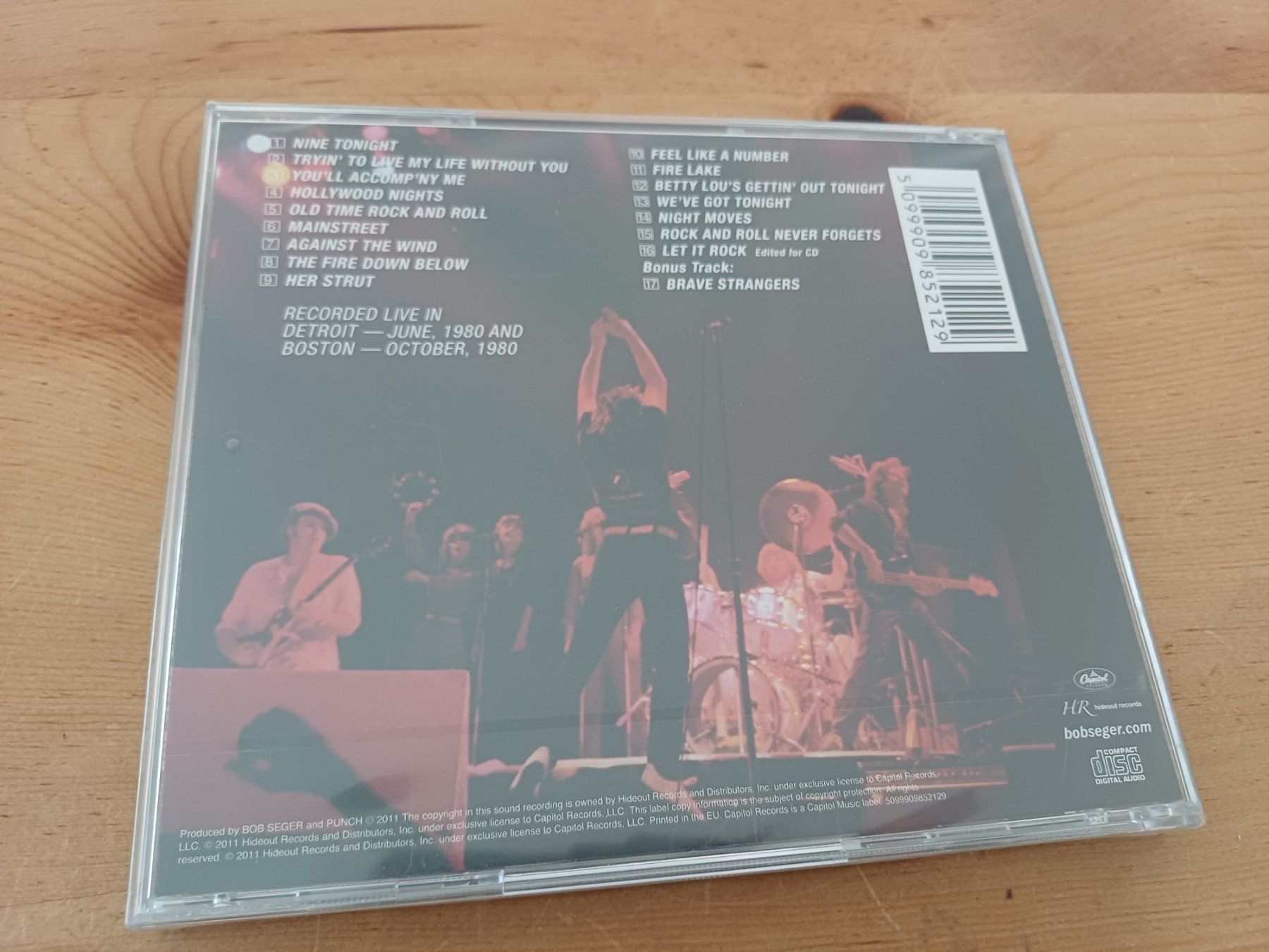CD: Bob Seger: Nine Tonight (Live) - 2011 Remaster / Reissue – Nuovo e nell'imballaggio originale da Jona venduto da Rreto71 2