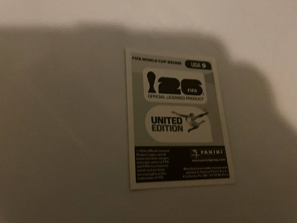 Panini Sammelbilder & Trading cards: FIFA WM 2026 Tanner Tessmann USA 9 – Neu (gemäss Beschreibung) aus Winterthur von Cobraforce 1