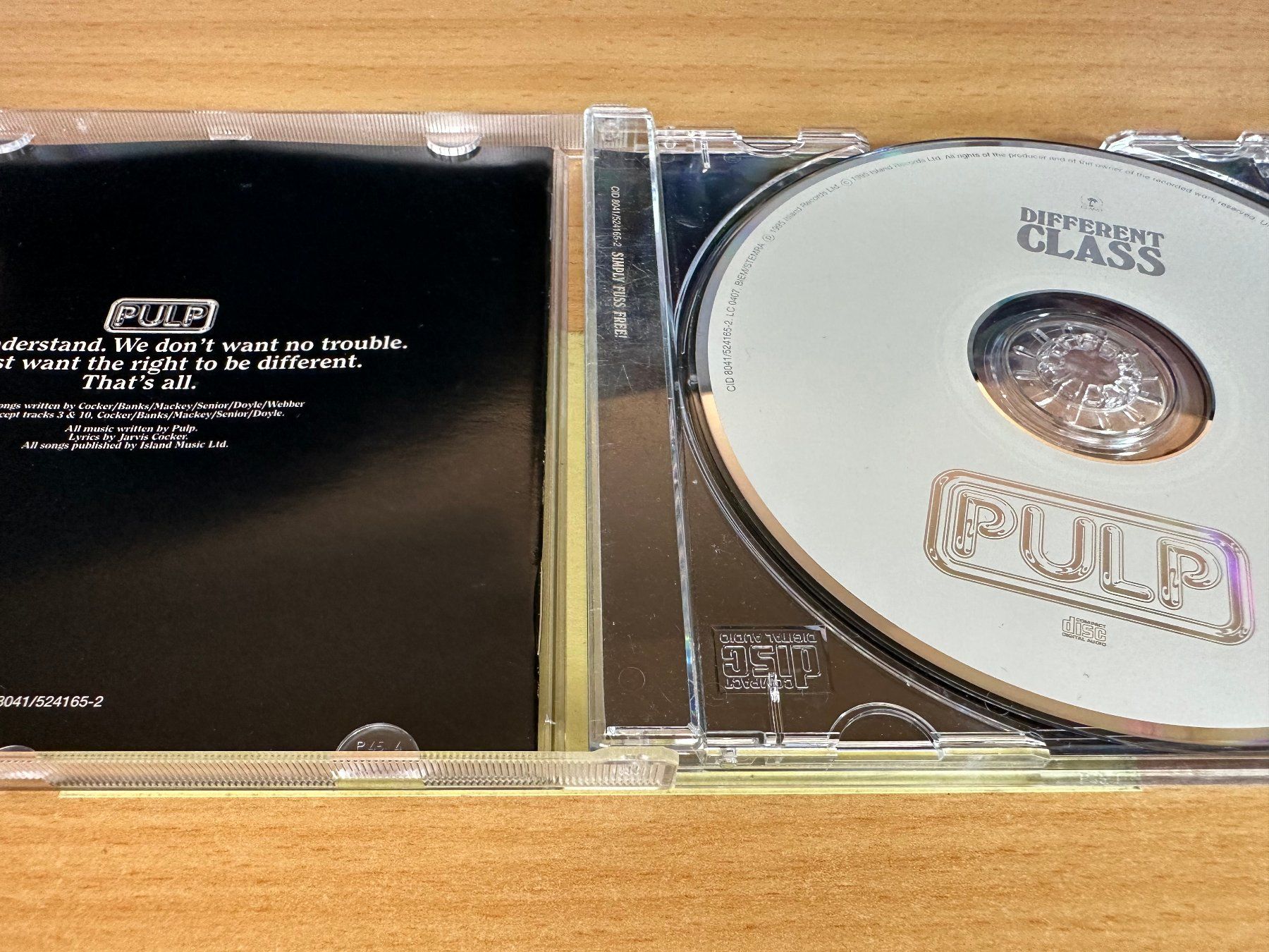 CD: Pulp – Different Class – Usato da Rikon im Tösstal venduto da Alpenmutz 2