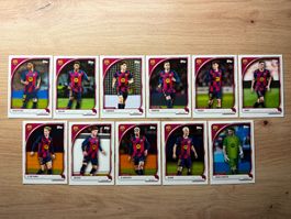 Soccer Lot 11 Cards FC Barcelona Topps Bundesliga 2026