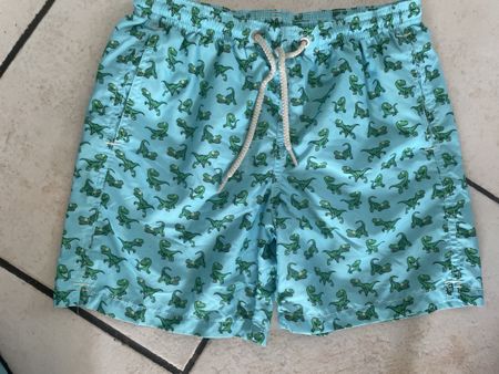 Saint Barth MC2 Kinder Badeshorts Gr.140 Krokodile Top