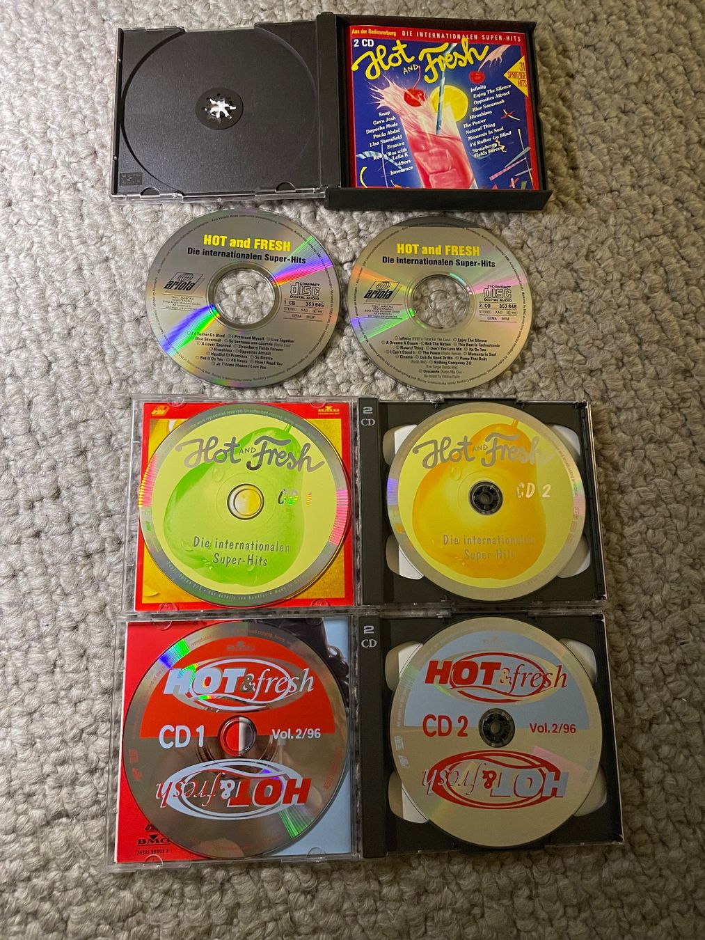 CDs: 3x Hot And Fresh – Gebraucht aus Reinach AG von trigger7811 1