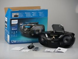 Philips AZB798T (CD Boombox mit DAB+, Tapedeck & BT)