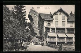 AK Rigi, Gasthaus am Felsentor, 1911