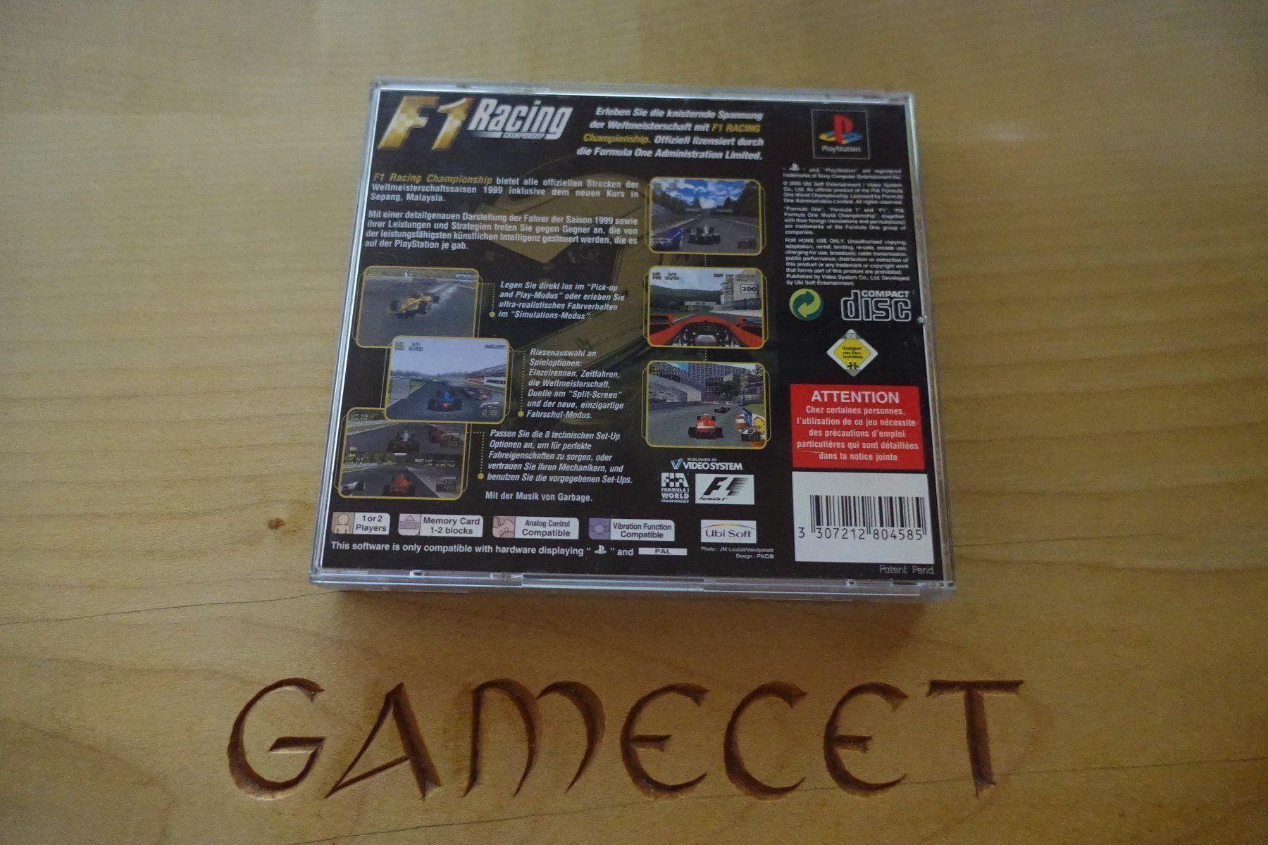 Sony Giochi: F1 Racing Championship – Usato da Steinach venduto da Gamecet 2