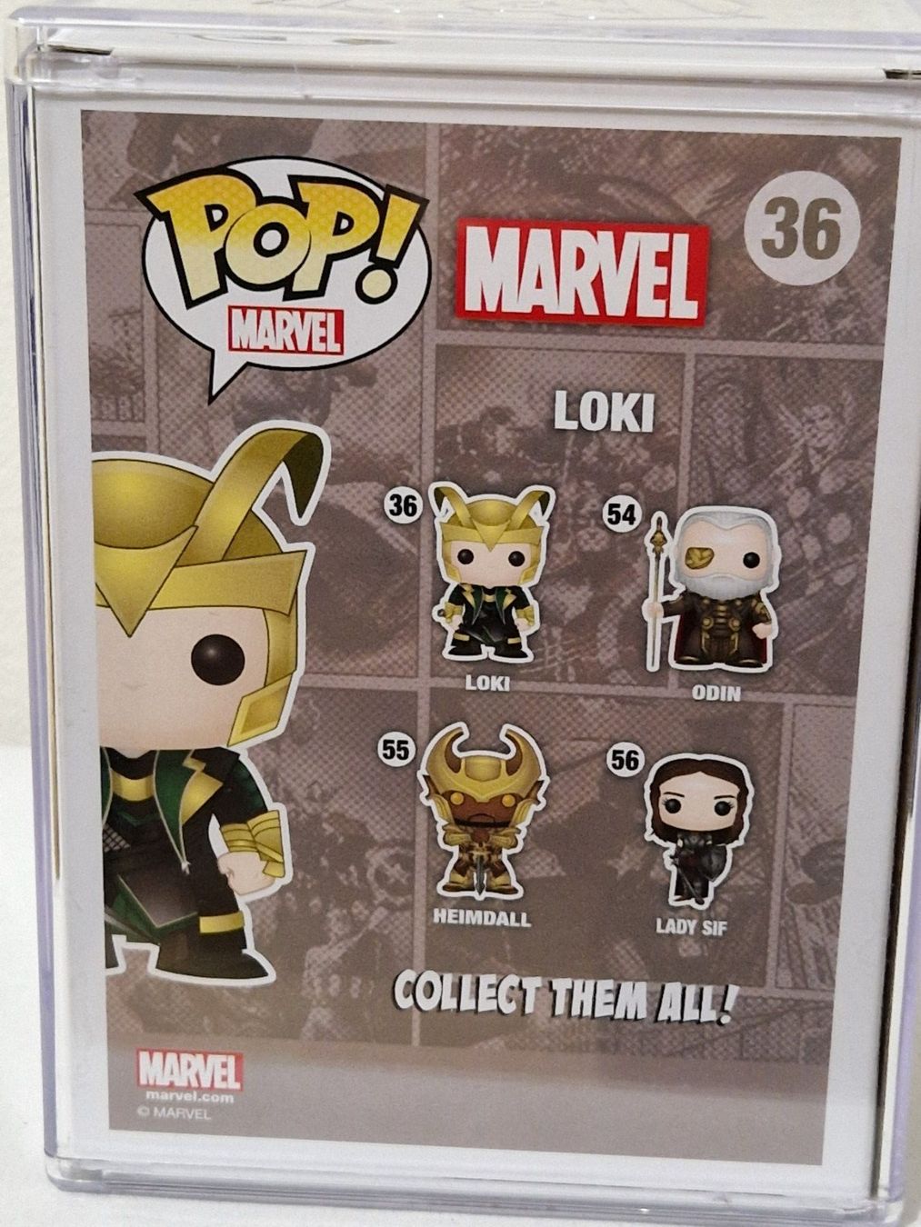 Funko Figuren: Funko Pop Marvel Loki #36 + Acryl-Schutzhülle – Neu (gemäss Beschreibung) aus Igis von Vulleta.38 4