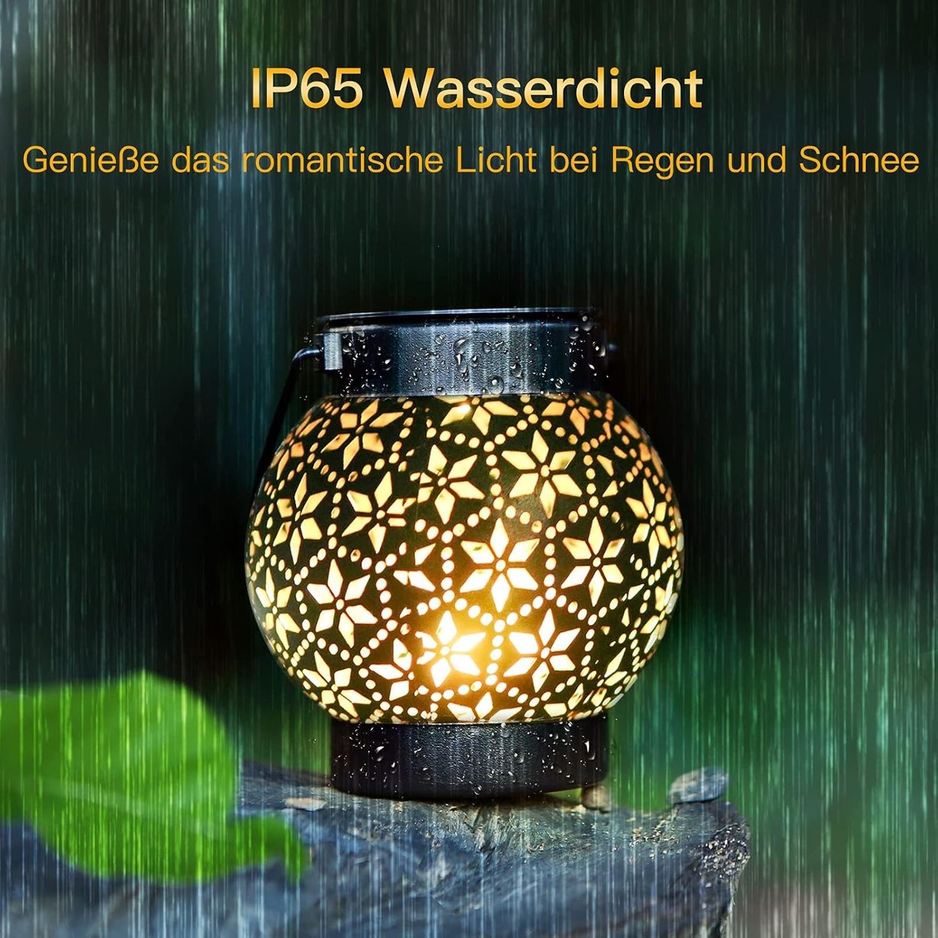 Laternen: Solarlaterne Außen Hängend Schwarz 2er Set IP65 LED – Neu und originalverpackt aus Hallau von Sale50OFF 6
