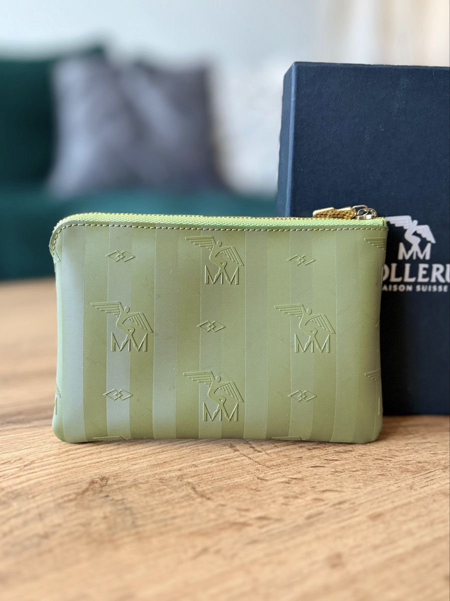 Maison Mollerus Portamonete: Mollerus Albis in Plant mit Gold Hardware – Usato da Wetzikon ZH venduto da Kleeblume 3