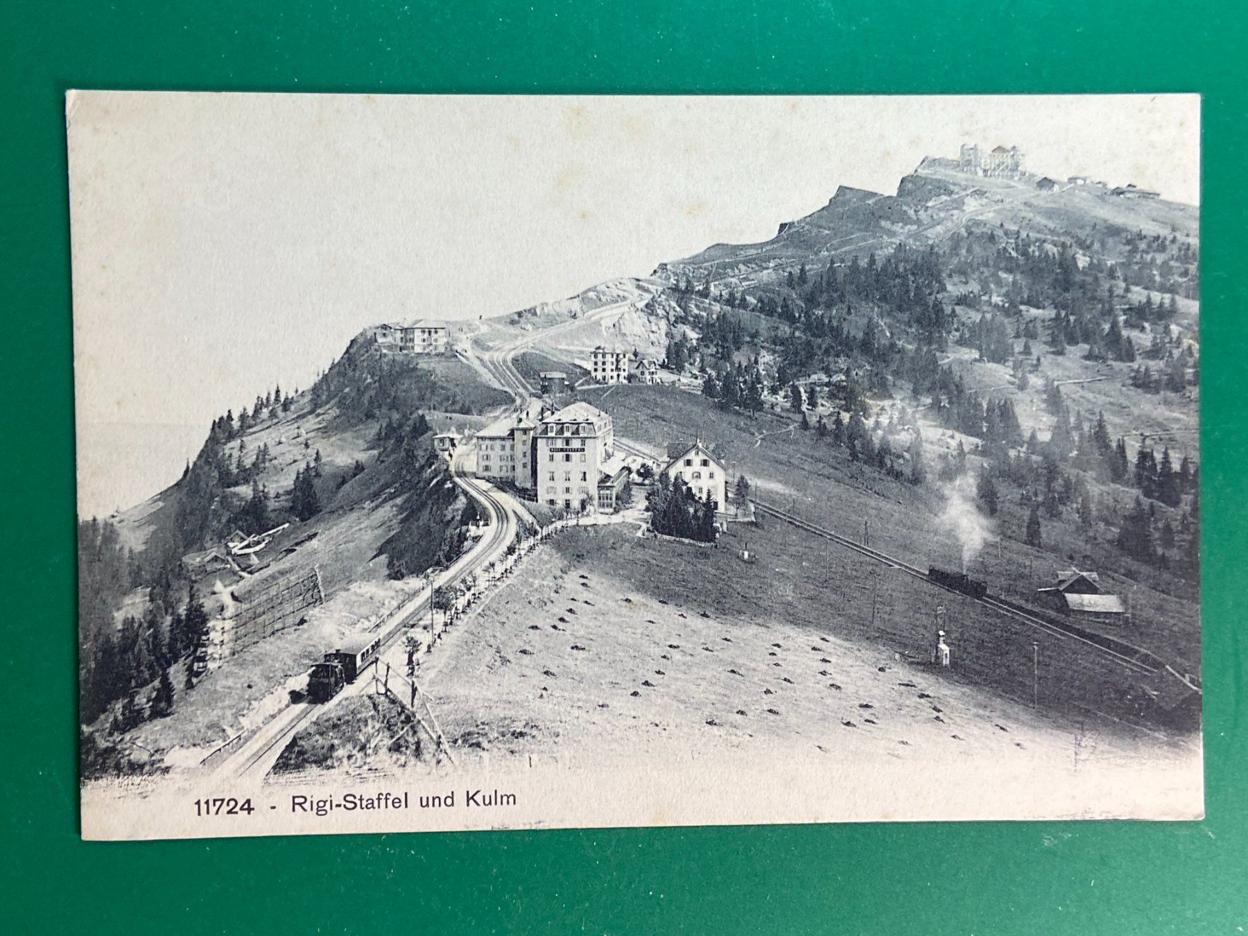 Ansichtskarten: Rigi-Staffel und Kulm – Gebraucht aus Steg VS von danwer74