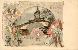 Neuchâtel  NE   -   Souvenir du Tir Fédéral  1 8 9 8