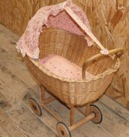 Puppen Weiden Holz Wagen Widlipuppenwagen   Puppen Wägeli