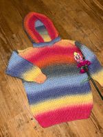Strickpullover mit Kapuze Handmade 104/110