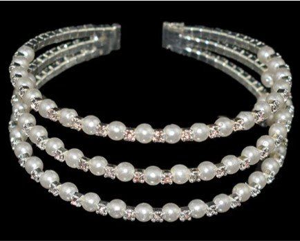 Schlüsselbein-Halskette Vintage - Mit Diamanttropfen & Stickerei