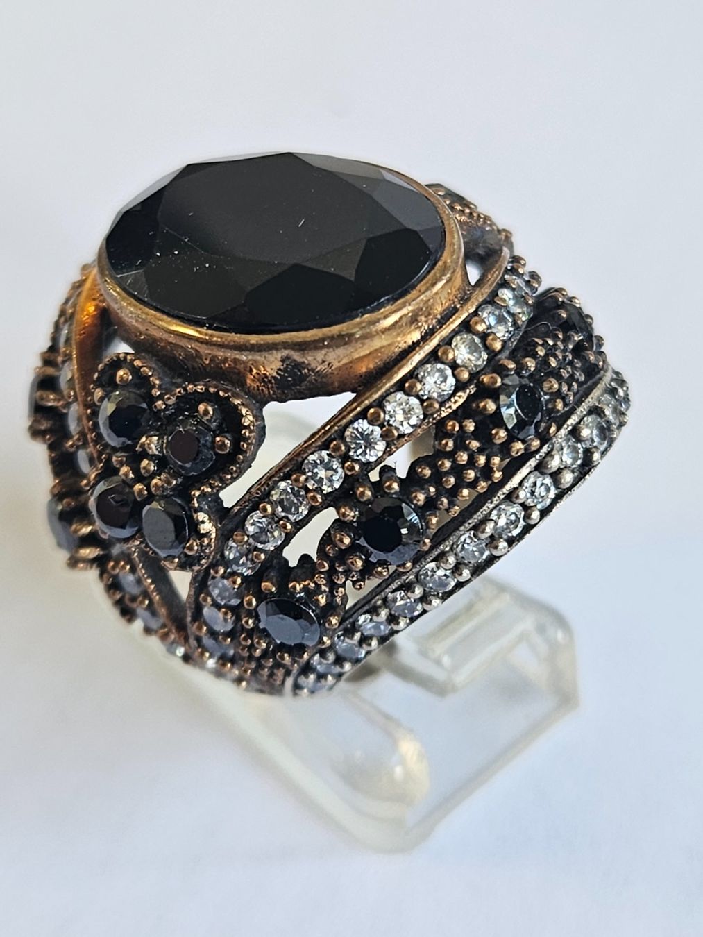 Onyx Ringe: Ring Silber black Onyx – Neu (gemäss Beschreibung) aus Zürich von adriben 1