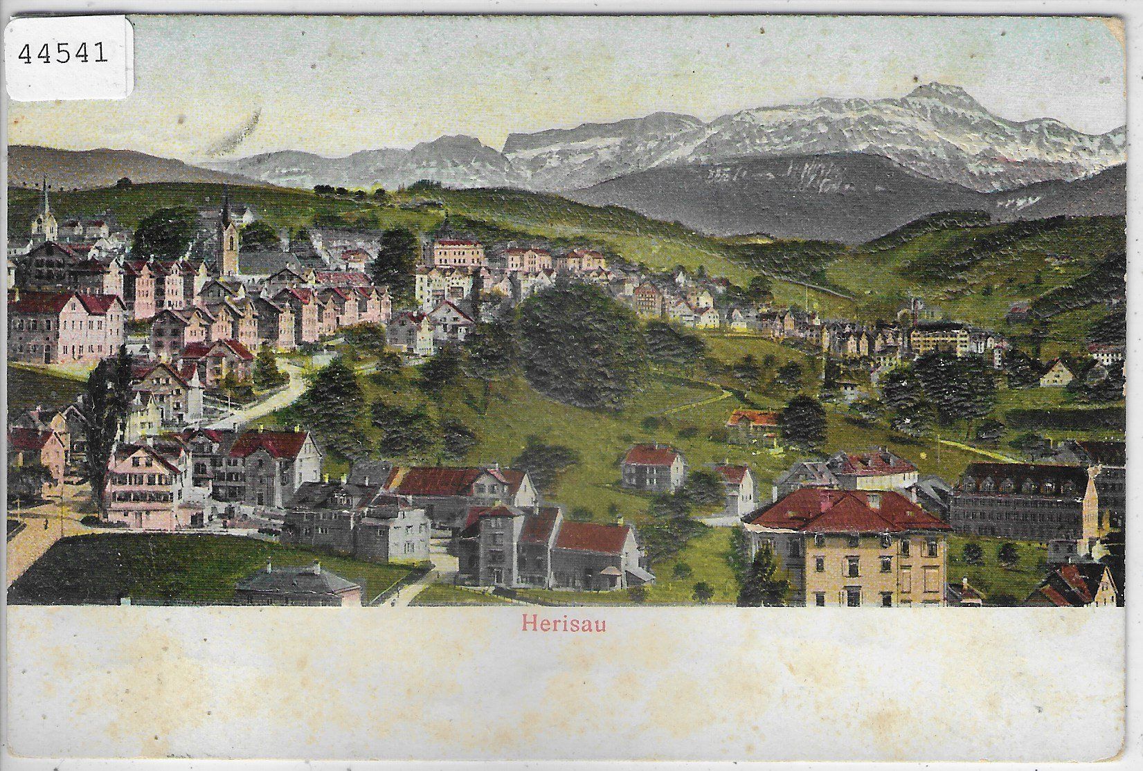 Cartoline postali: Herisau - Generalansicht - Relief-Karte – Usato da Ettingen venduto da Kartenplanet