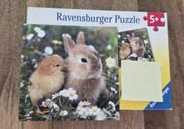 Ravensburger Puzzle Osterhase Kueken 5+ Jahre gebraucht