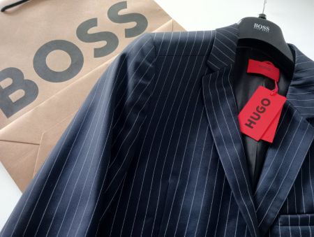 Sehr eleganter Nadelstreifenblazer von Hugo (50) – NEU!