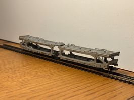 L1973: Autotransportwagen, ohne Fahrzeuge (Spur N)