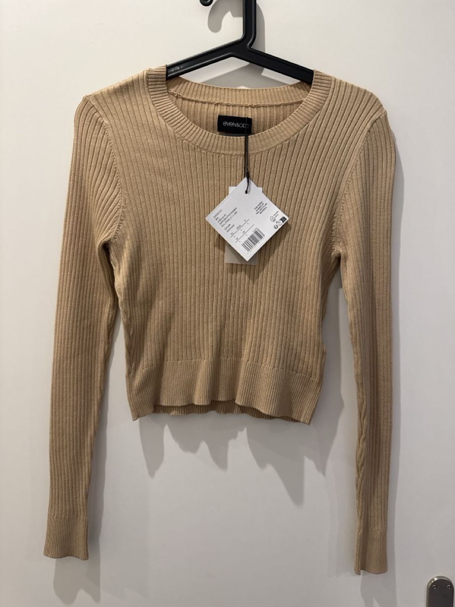Maglioni & Felpe: Original Even&Odd Strickpullover Beige, Grösse L, Neu! – Nuovo e nell'imballaggio originale da Geroldswil venduto da tei_pzh8