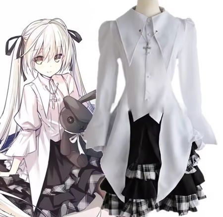 Yosuga no sora Cosplay UNGETRAGEN Größe S