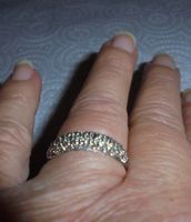 Echtschmuck: Zirkon-Silberring 53/17