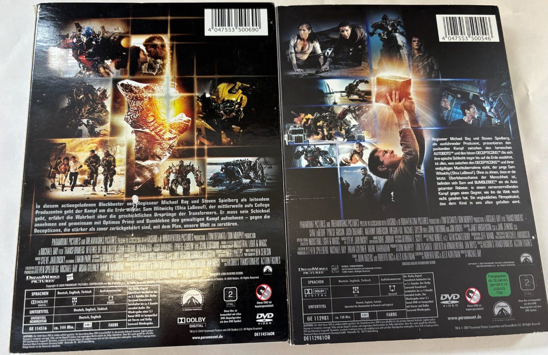 Tous les DVDs: DVD Transformers 2 Stk. – D'occasion à Zürich par Drahtzug 1