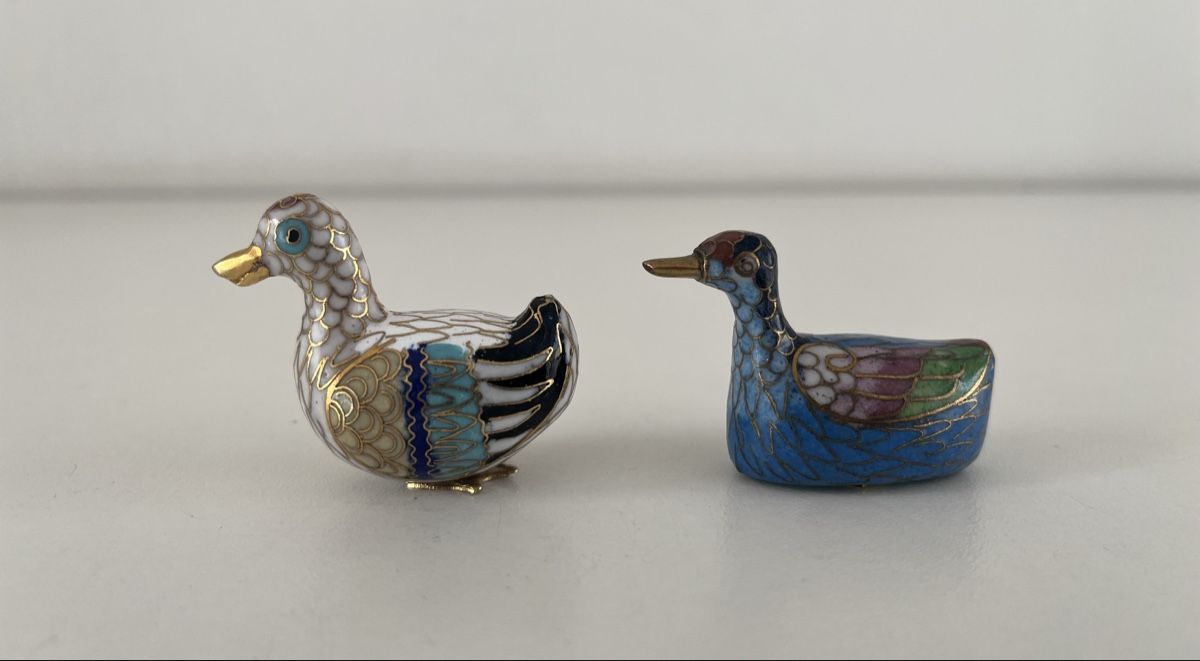 Alle Dekorationen: 2 Enten / Cloisonné  – Gebraucht aus Wetzikon ZH von seli03 2