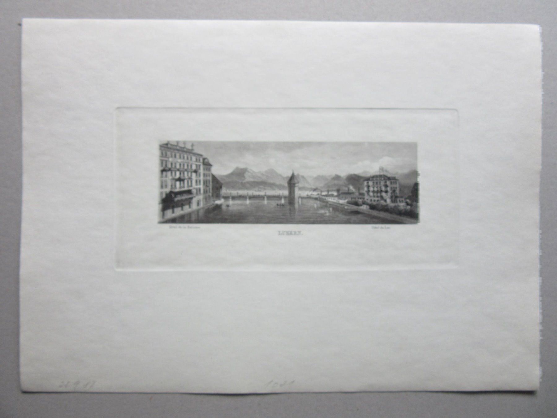 Incisioni: LUZERN AQUATINTA – Usato da Gersau venduto da grafik-kunst 2