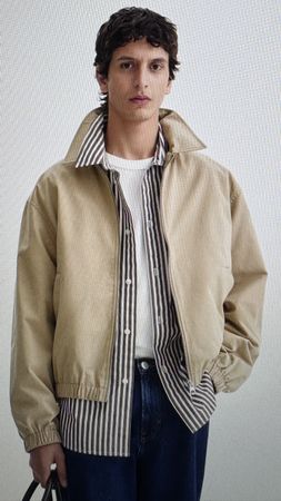 Jacke Beige für den Herbst
