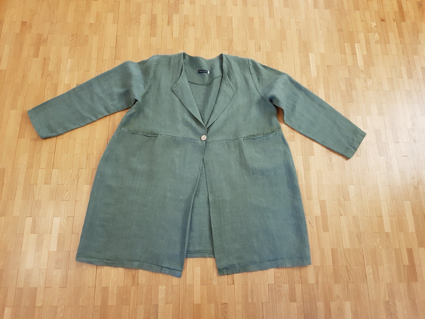 Jacken: Veste en lin épais, taille 2 neuve – Neu (gemäss Beschreibung) aus Veyrier von sosozizou