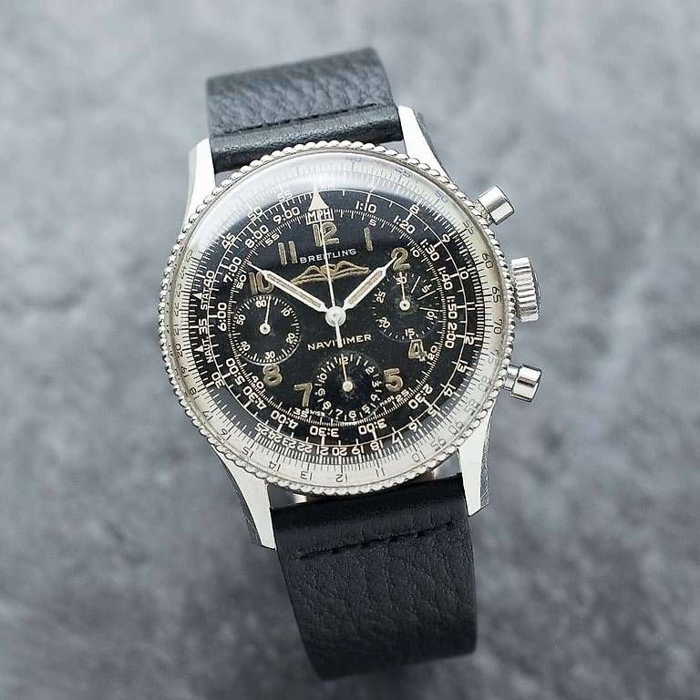 Orologi: Breitling Navitimer "All Black Wings", ref. 806, from 1959 – Usato da Lausanne venduto da inf_dft9