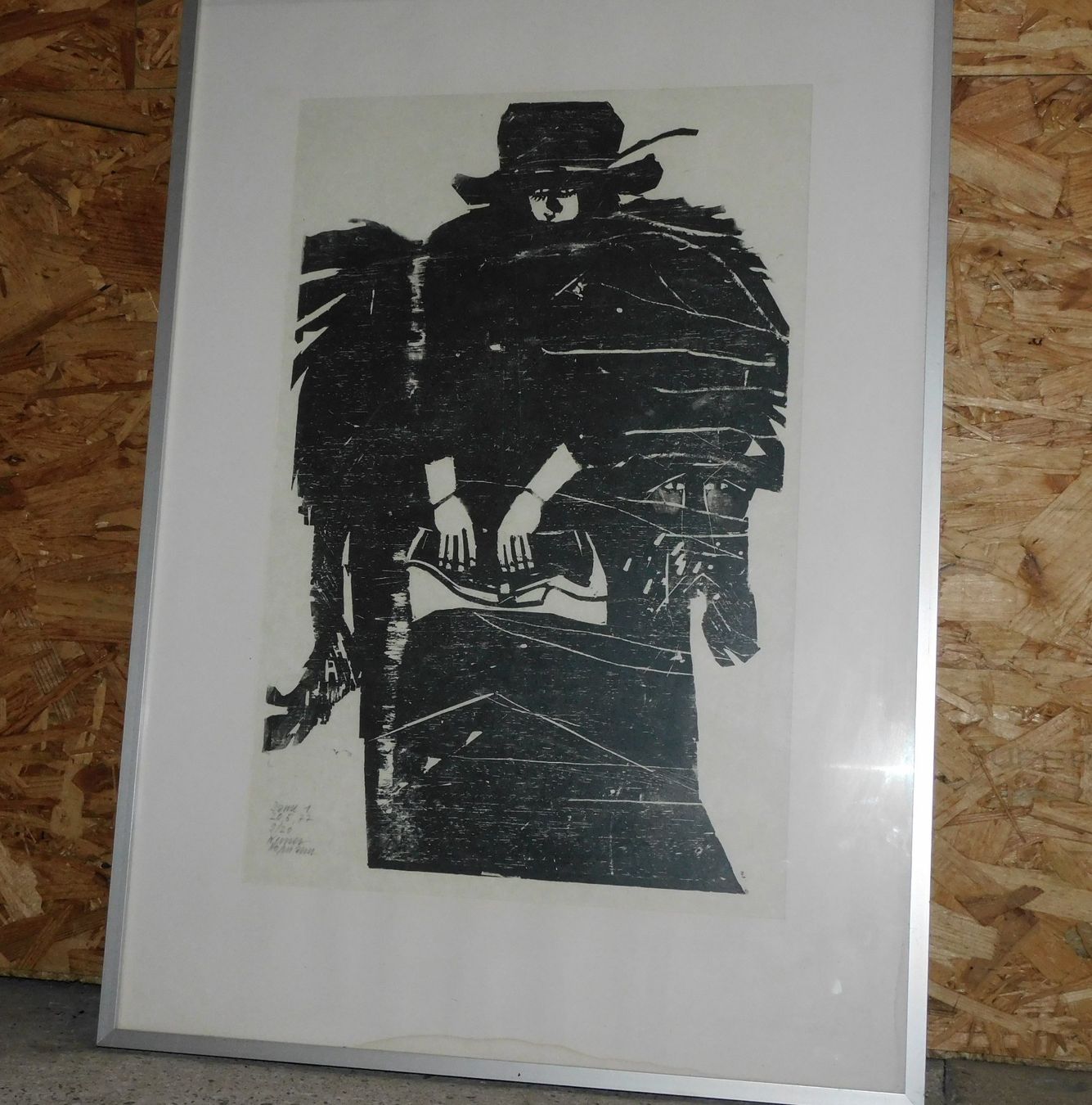 Xilografie: Holzschnitt Werner Hofmann limitierte grosse Lithografie – Usato da Sursee venduto da 76 2